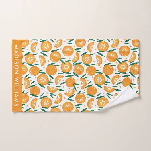 mit Monogramm, Name Badhandtuch Set (Handtuch)