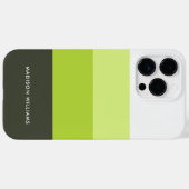 mit Monogramm, Name Case-Mate iPhone Hülle (Rückseite (Horizontal))