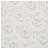 Mit Monogramm Name Delilah und Buchstabe D Stoff (Muster)