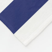 Mit Monogramm Name des Schiffskapitän Fleecedecke (Ecke)