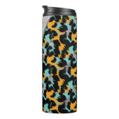 Mit Monogramm Name des Tierdrucks Thermosbecher (Nach rechts gedreht)