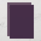 mit Monogramm, Name Einladung (Vorne/Hinten)