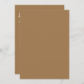 mit Monogramm, Name Einladung (Vorne/Hinten)