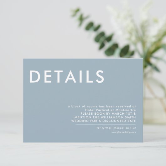 mit Monogramm, Name Einladung (Stehend Vorderseite)