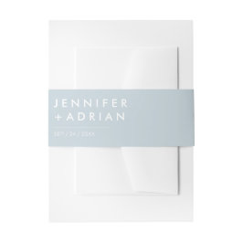 mit Monogramm, Name Einladungsbanderole