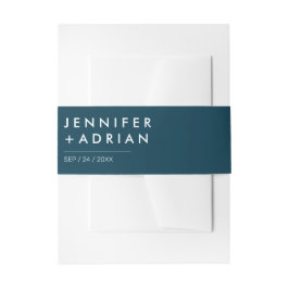 mit Monogramm, Name Einladungsbanderole