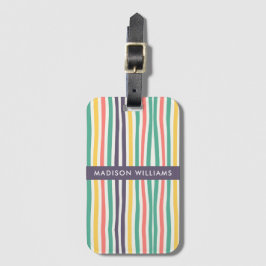 mit Monogramm, Name Gepäckanhänger