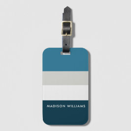 mit Monogramm, Name Gepäckanhänger