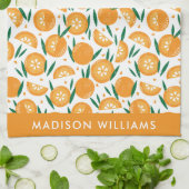 mit Monogramm, Name Geschirrtuch (Gefaltet)