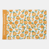 mit Monogramm, Name Geschirrtuch (Horizontal)