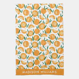 mit Monogramm, Name Geschirrtuch