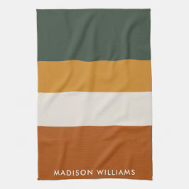 mit Monogramm, Name Geschirrtuch