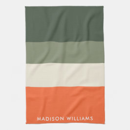 mit Monogramm, Name Geschirrtuch