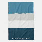 mit Monogramm, Name Geschirrtuch (Vertikal)