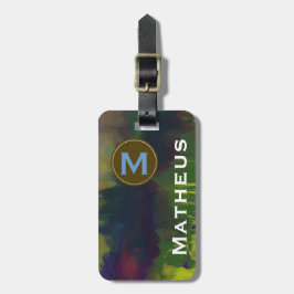 mit Monogramm - Name hinzufügen Gepäckanhänger