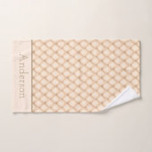 Mit Monogramm Name Initials Champagnergeschenk Badhandtuch Set (Handtuch)