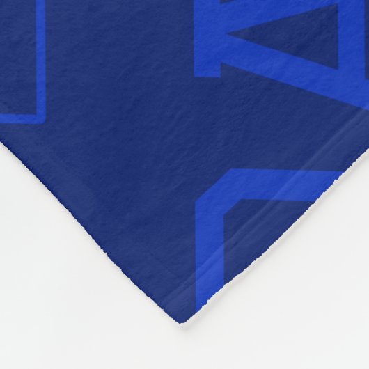 Mit Monogramm Name mit Namenssammlung in marinebla Fleecedecke (Ecke)