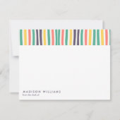 mit Monogramm, Name Mitteilungskarte (Vorderseite)