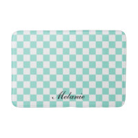 Mit Monogramm Name Moderne Minze und Weißkarton