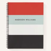 mit Monogramm, Name Notizblock (Vorderseite)