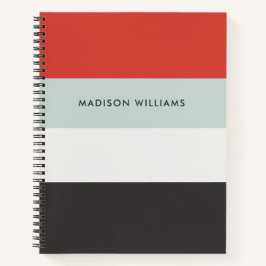 mit Monogramm, Name Notizblock