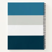 mit Monogramm, Name Notizblock (Rückseite)