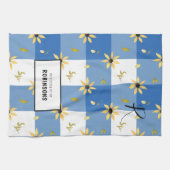 Mit Monogramm Name: personalisiert Geschirrtuch (Horizontal)