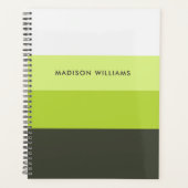 mit Monogramm, Name Planer (Vorderseite)