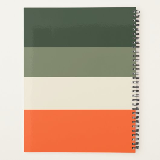 mit Monogramm, Name Planer (Rückseite)