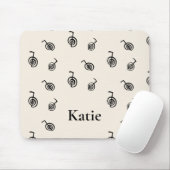 Mit Monogramm Name Reiki Symbol Heilung Muster Mou Mousepad (Mit Mouse)