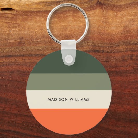 mit Monogramm, Name Schlüsselanhänger (Rückseite)