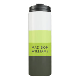 mit Monogramm, Name Thermosbecher
