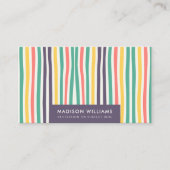 mit Monogramm, Name Visitenkarte (Vorderseite)