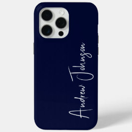 Mit Monogramm Navy Case-Mate iPhone Hülle