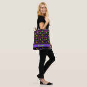Mit Monogramm Neon Ghosts und Skate Halloween Tasche (Am Model)