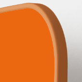 Mit Monogramm - Neonorange Pickleball Schläger (Linke Seite)