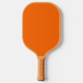 Mit Monogramm - Neonorange Pickleball Schläger (Rückseite)
