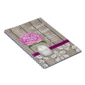 Mit Monogramm Notizblock (Rechte Seite)