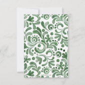 Mit Monogramm oberflächliche Mitteilungskarten (Rückseite)