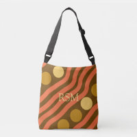 Mit Monogramm Orange Brown Gold aus dem Mittelalte