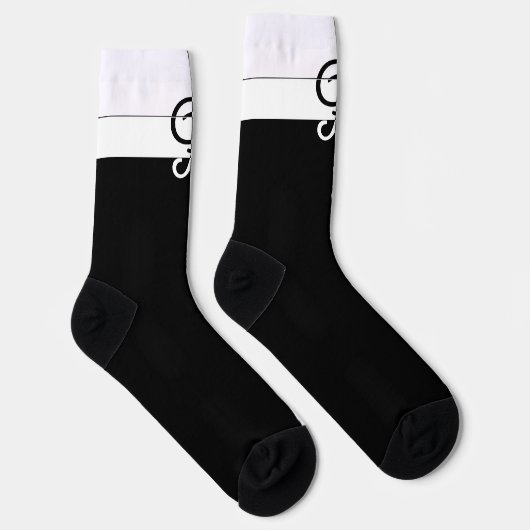MIT MONOGRAMM P SOCKEN (Rechts)