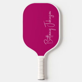 Mit Monogramm Paddel in Hot Pink Pickleball Schläger