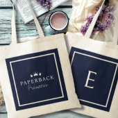 Mit Monogramm Paperback Princess Buchliebhaber Tragetasche