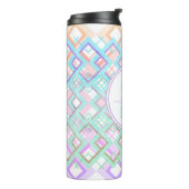 Mit Monogramm Pastel Custom Tumbler Geschenk für s Thermosbecher (Nach links gedreht)