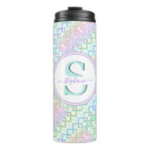 Mit Monogramm Pastel Custom Tumbler Geschenk für s