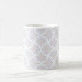 Mit Monogramm Pastel Rainbow Sundae Kaffeetasse (Mittel)