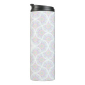 Mit Monogramm Pastel Rainbow Sundae Thermosbecher (Nach rechts gedreht)