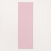 Mit Monogramm Pastellfarben, gürtelfarben Yogamatte (Rückseite)