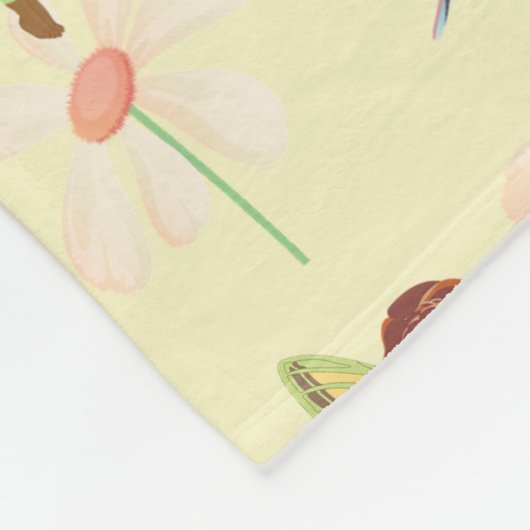 Mit Monogramm personalisierte Feendecke Fleecedecke (Ecke)