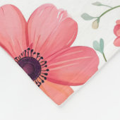 Mit Monogramm, personalisierte Fleecedecke (Ecke)